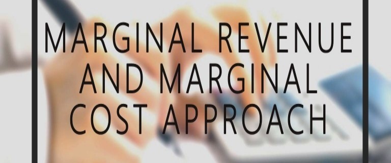 Marginal Revenue and Marginal Cost